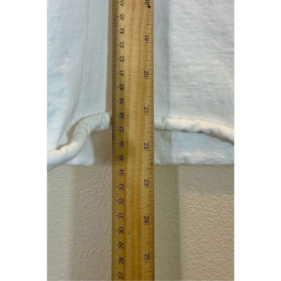 Kanye West Yeezy Vultures Merch White Roll Short Sleeve & Hem Tee Men’s Size S - Picture 6 of 8